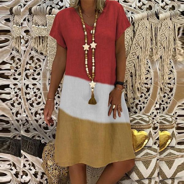 casual dresses 2021 summer dress cool beach sundress loose women v-neck striped short sleeve basic pullover female, Black;gray
casual dresses 2021 summer dress cool beach sundress loose women v-neck striped short sleeve basic pullover female, Black;gray