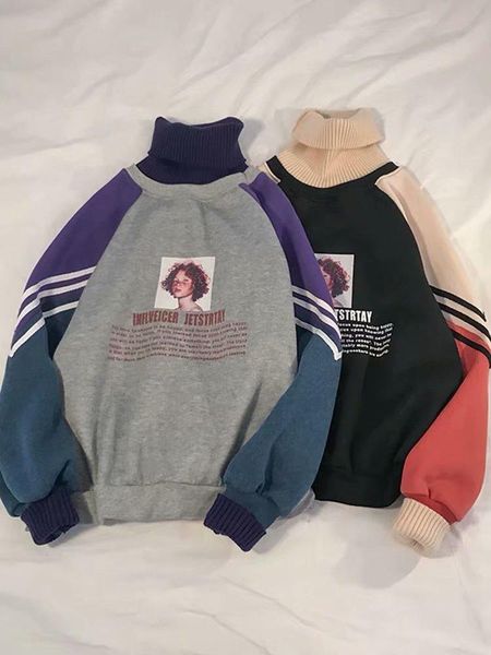 hoodie sweatshirt women winter oversize fashion pattern printed autumn turtleneck outerwear warm pullover women's hoodies & sweatshirt, Black
hoodie sweatshirt women winter oversize fashion pattern printed autumn turtleneck outerwear warm pullover women's hoodies & sweatshirt, Black
