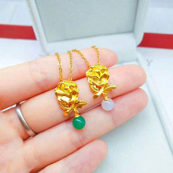 natural green hetian jade rose pendant necklace 925 silver fashion jewelry chalcedony amulet gifts for women
natural green hetian jade rose pendant necklace 925 silver fashion jewelry chalcedony amulet gifts for women