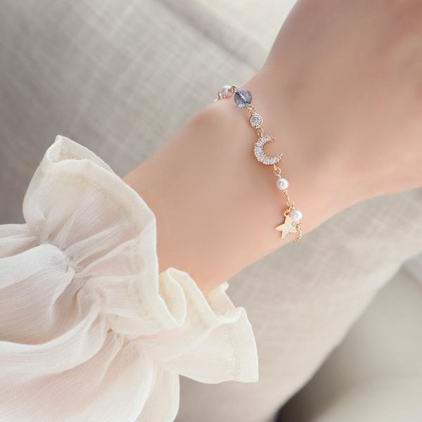 beaded, strands korean style crystal star moon charm bracelets for women bangles adjustable shiny rhinestone pearl fine jewelry, Black
beaded, strands korean style crystal star moon charm bracelets for women bangles adjustable shiny rhinestone pearl fine jewelry, Black