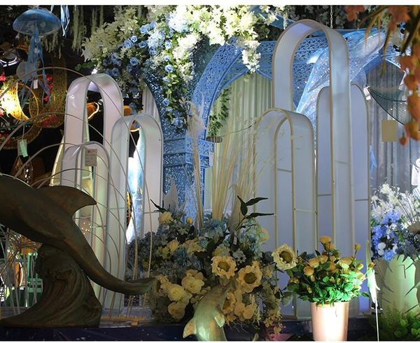 party decoration wedding props iron art pvc arch theme runway road lead stage layout furnishing.
party decoration wedding props iron art pvc arch theme runway road lead stage layout furnishing.