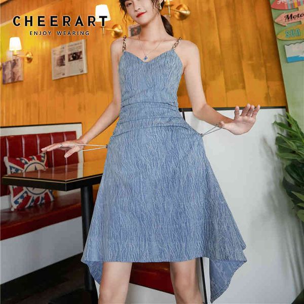 metal spaghetti strap denim dress women asymmetrical drawstring tunic slip v neck backless blue jeans 210427, Black;gray
metal spaghetti strap denim dress women asymmetrical drawstring tunic slip v neck backless blue jeans 210427, Black;gray