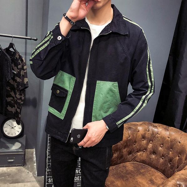 arrival twin 2021 patchwork color denim slim fit pullover jacket fashion tracksuit casual coat men streetwear 113 men's jackets, Black;brown
arrival twin 2021 patchwork color denim slim fit pullover jacket fashion tracksuit casual coat men streetwear 113 men's jackets, Black;brown