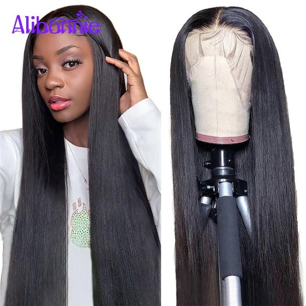lace wigs alibonnie brazilian straight 30 inch human hair for woman 5x1 t part front wig with baby remy pre plucked, Black;brown
lace wigs alibonnie brazilian straight 30 inch human hair for woman 5x1 t part front wig with baby remy pre plucked, Black;brown