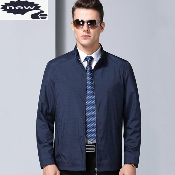 men's jackets middle-aged windbreakers solid blue green mens spring autumn jacket zipper men coat male coats ropa de hombre, Black;brown
men's jackets middle-aged windbreakers solid blue green mens spring autumn jacket zipper men coat male coats ropa de hombre, Black;brown