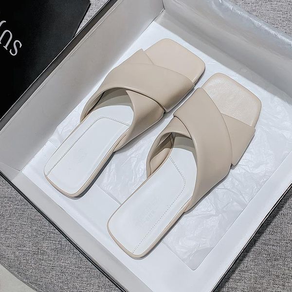 cool summer wear open-toed outside the cross slippers lazy women's shoe sponge, Black
cool summer wear open-toed outside the cross slippers lazy women's shoe sponge, Black