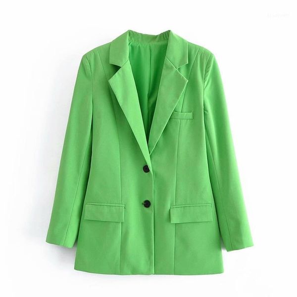 women's suits & blazers 2021 autumn korean style small suit fluorescent green back waist button decoration jacket women casual coats, White;black
women's suits & blazers 2021 autumn korean style small suit fluorescent green back waist button decoration jacket women casual coats, White;black