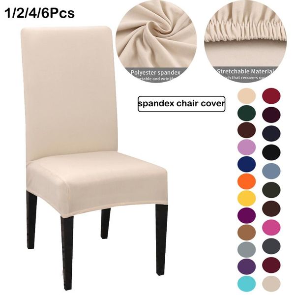 chair covers 1/2/4/6pcs solid color cover spandex stretch slipcovers for kitchen dining wedding housse de chaises
chair covers 1/2/4/6pcs solid color cover spandex stretch slipcovers for kitchen dining wedding housse de chaises