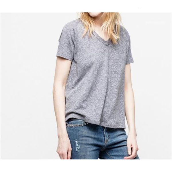women's t-shirt shirt short sleeve loose tee female clothing women summer pure color back rhinestone t shirts ladies designer v neck, White
women's t-shirt shirt short sleeve loose tee female clothing women summer pure color back rhinestone t shirts ladies designer v neck, White