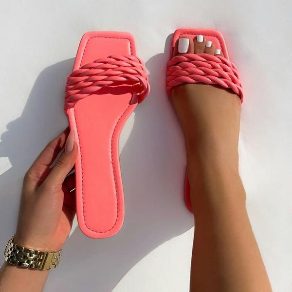 slippers 2021 summer flat sandals fashion open toe solid color outdoor casual women's shoes plus size 43, Black
slippers 2021 summer flat sandals fashion open toe solid color outdoor casual women's shoes plus size 43, Black