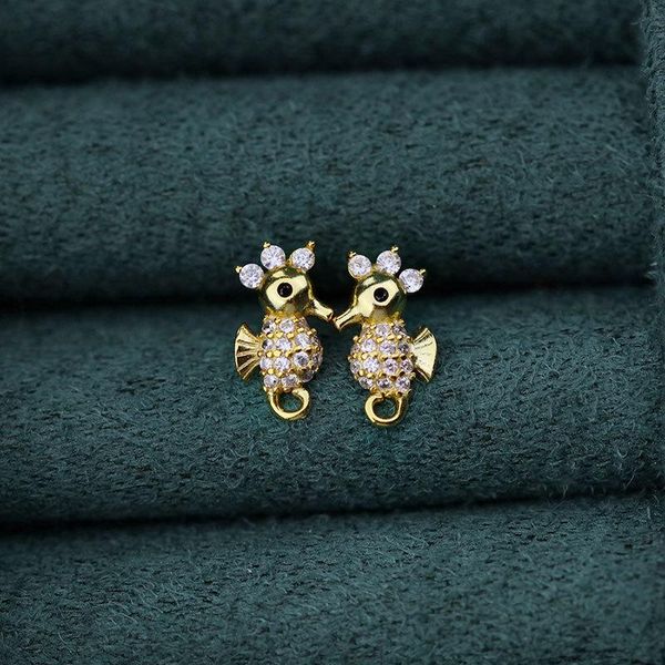 stud s925 full body sterling silver hippocampus zircon earrings simple student cold style personalized, Golden;silver
stud s925 full body sterling silver hippocampus zircon earrings simple student cold style personalized, Golden;silver