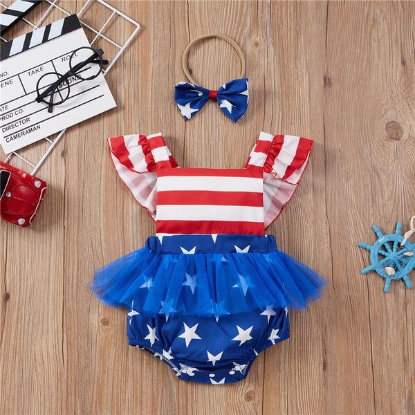 clothing sets 2pcs born girls romper+bow headband,american flag print independence day theme summer clothes for baby girls,0-18months, White
clothing sets 2pcs born girls romper+bow headband,american flag print independence day theme summer clothes for baby girls,0-18months, White