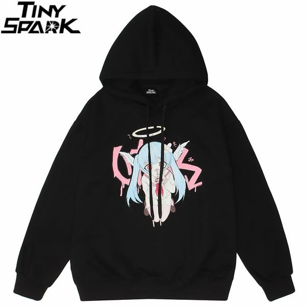 men's hoodies & sweatshirts 2021 men hoodie sweatshirt hip hop streetwear painting anime girl print pullover harajuku cotton casual aut, Black
men's hoodies & sweatshirts 2021 men hoodie sweatshirt hip hop streetwear painting anime girl print pullover harajuku cotton casual aut, Black
