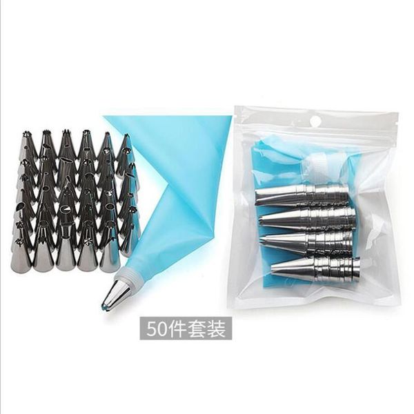 baking & pastry tools 50 silicone bag 48 stainless steel nozzle diy cake decorating tip set mouth icing piping cream cookie decor
baking & pastry tools 50 silicone bag 48 stainless steel nozzle diy cake decorating tip set mouth icing piping cream cookie decor