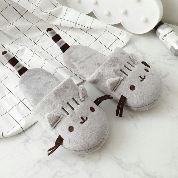 cat animal indoor slippers cartoon house women soft slipper gilr winter faux plush shoes, Black
cat animal indoor slippers cartoon house women soft slipper gilr winter faux plush shoes, Black