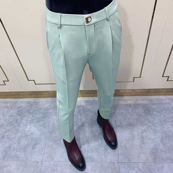 autumn winter mens dress pants casual business formal pants for men office social streetwear suit pants wedding trousers 210527, White;black
autumn winter mens dress pants casual business formal pants for men office social streetwear suit pants wedding trousers 210527, White;black