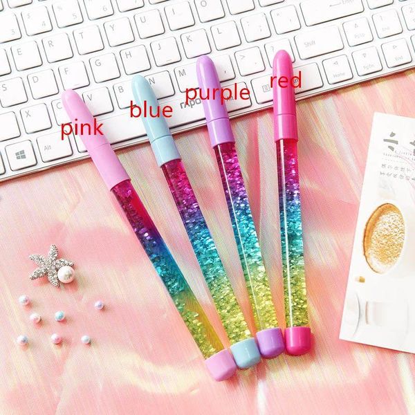gel pens 1pc 0.5mm rainbow ballpoint pens, blue ink pen for kids office fairy stick school supplies drift sand crystal
gel pens 1pc 0.5mm rainbow ballpoint pens, blue ink pen for kids office fairy stick school supplies drift sand crystal