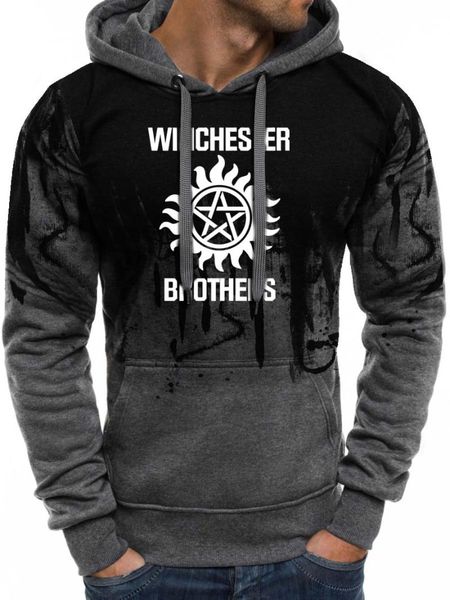 men's hoodies & sweatshirts hoodie men winchester bros gradient mens winter autumn print fleece hooded sweatshirt casual fashion tracks, Black
men's hoodies & sweatshirts hoodie men winchester bros gradient mens winter autumn print fleece hooded sweatshirt casual fashion tracks, Black