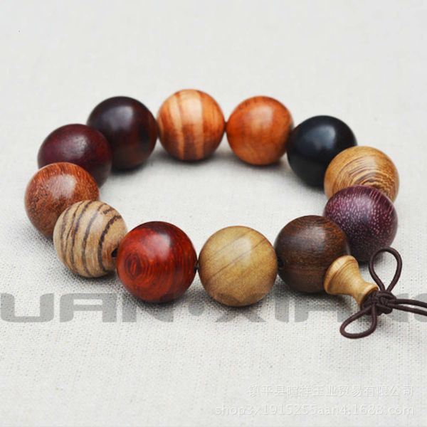 strands sandalwood bracelet 20mm round bead wood buddha bracelet men's fashion accessories, Black
strands sandalwood bracelet 20mm round bead wood buddha bracelet men's fashion accessories, Black
