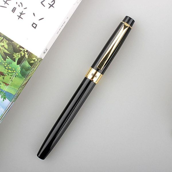 fountain pens 859 luxury black gold pen metal inking for office supplies school writing ink
fountain pens 859 luxury black gold pen metal inking for office supplies school writing ink