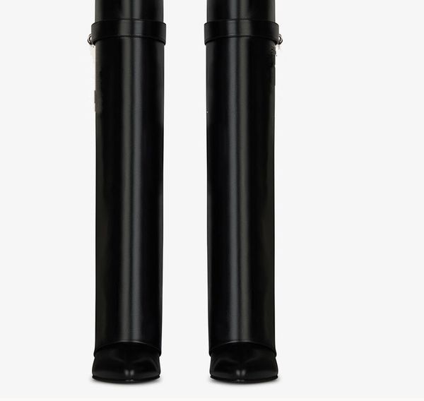 luxury designer boots shark lock knee high boots black leather boot women with original box quality
luxury designer boots shark lock knee high boots black leather boot women with original box quality