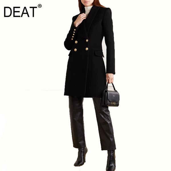 autumn and winter notched double breasted metal buttons pocket high waist knee length windbreaker wool jacket wo61601l 210421, Tan;black
autumn and winter notched double breasted metal buttons pocket high waist knee length windbreaker wool jacket wo61601l 210421, Tan;black