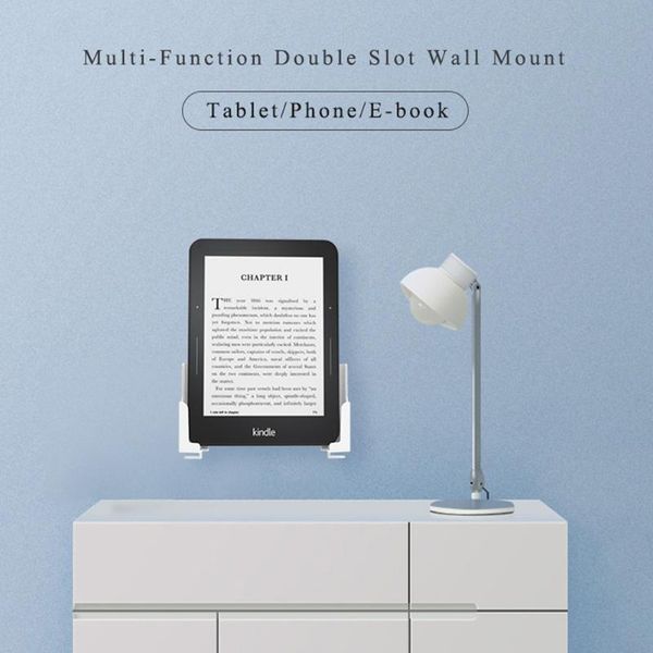 double slot kitchen wall mount study bedroom abs tablet stand storage adhesive phone holder adjustable angle home stable cell mounts & holde
double slot kitchen wall mount study bedroom abs tablet stand storage adhesive phone holder adjustable angle home stable cell mounts & holde