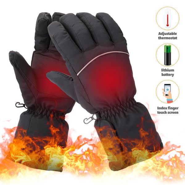 cycling gloves 1 pair winter usb hand warmer motorcycle bicycle electric thermal rechargeable battery heated, Black
cycling gloves 1 pair winter usb hand warmer motorcycle bicycle electric thermal rechargeable battery heated, Black