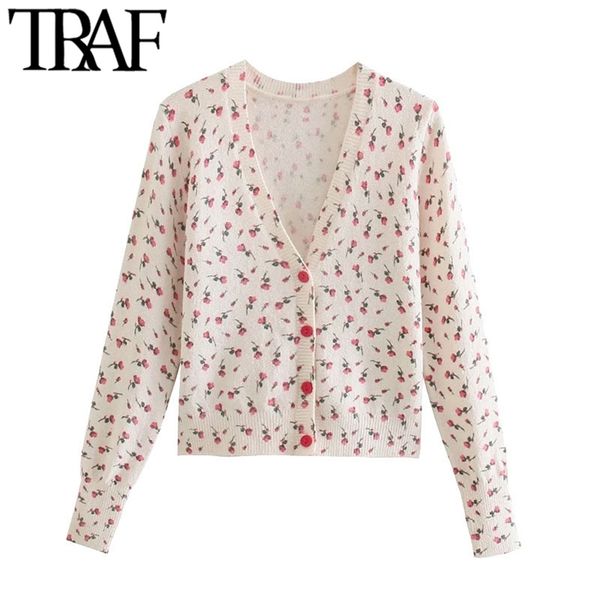 women fashion floral jacquard cropped knitted cardigan sweater vintage long sleeve female outerwear chic 210507, White
women fashion floral jacquard cropped knitted cardigan sweater vintage long sleeve female outerwear chic 210507, White