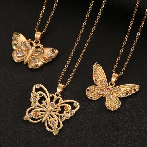 chains color cz oil painting butterfly pendant necklace, gold copper wedding jewelry for girls versatile necklace clavicle chain, Silver
chains color cz oil painting butterfly pendant necklace, gold copper wedding jewelry for girls versatile necklace clavicle chain, Silver