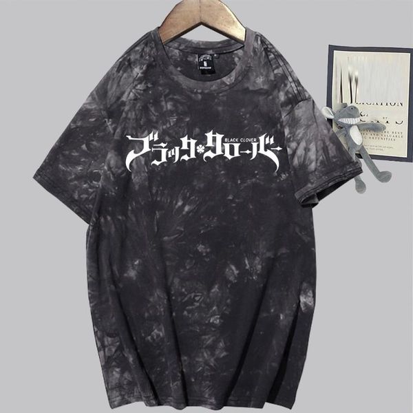 women's t-shirt kawaii cool anime black clover t shirt 2021 tie-dye summer breathable harajuku causal tees short sleeve, White
women's t-shirt kawaii cool anime black clover t shirt 2021 tie-dye summer breathable harajuku causal tees short sleeve, White