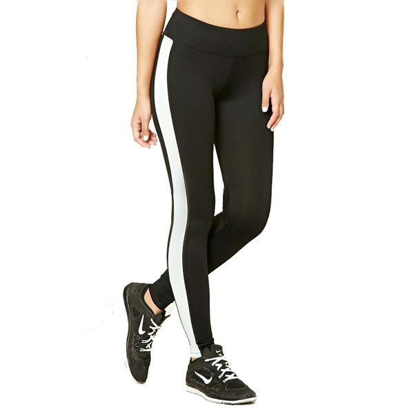 women's leggings normov 2021 fashion women high waist workout activewear side stripe fitness patchwork bodybuilding leggins, Black
women's leggings normov 2021 fashion women high waist workout activewear side stripe fitness patchwork bodybuilding leggins, Black