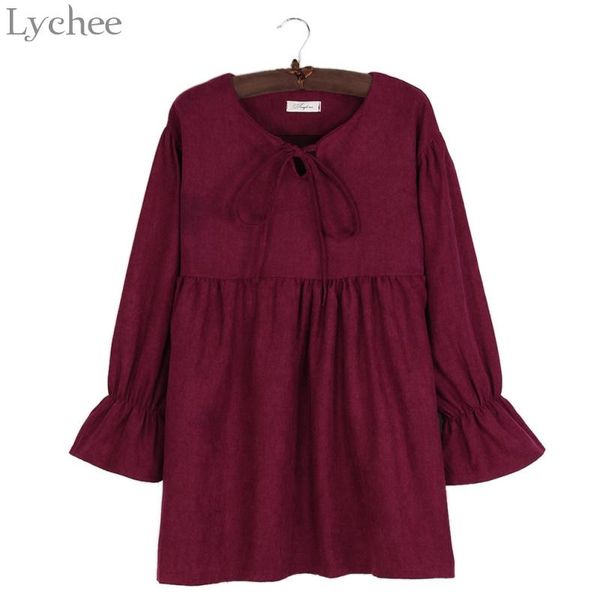 casual dresses lychee vintage spring autumn women dress lace up corduroy lantern sleeve loose mori girl, Black;gray
casual dresses lychee vintage spring autumn women dress lace up corduroy lantern sleeve loose mori girl, Black;gray