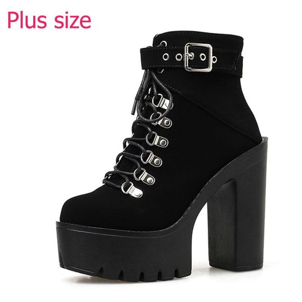 boots bottine femme women platform buckle boot winter shoes thick heel autmn with zipper ankle strap black suede gothic
boots bottine femme women platform buckle boot winter shoes thick heel autmn with zipper ankle strap black suede gothic