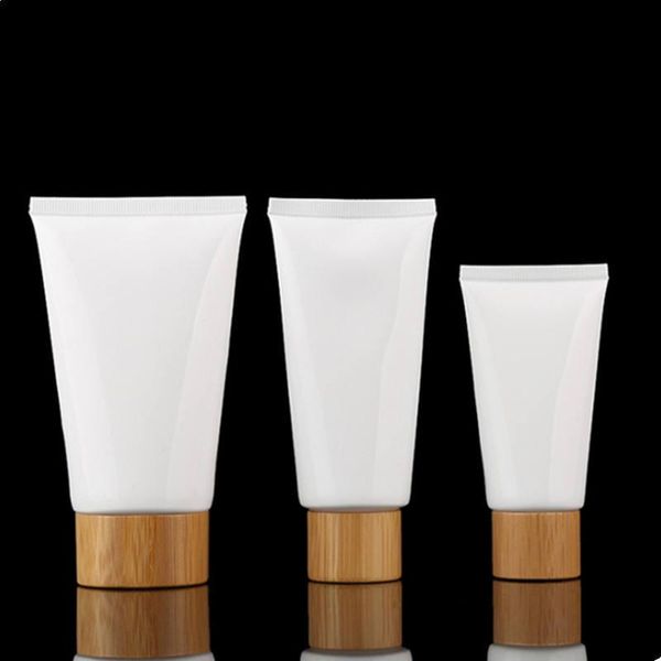storage bottles & jars 150g 150ml natural bamboo wood screw lid white plastic cosmetic squeeze tube black empty packaging refillable
storage bottles & jars 150g 150ml natural bamboo wood screw lid white plastic cosmetic squeeze tube black empty packaging refillable