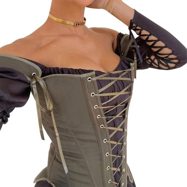 belts 67jf summer bustier tank slim sleeveless vintage cut out corset waist with lace up bandage for women girls, Black;brown
belts 67jf summer bustier tank slim sleeveless vintage cut out corset waist with lace up bandage for women girls, Black;brown