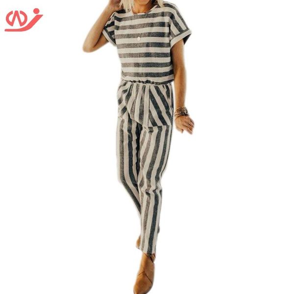 women's jumpsuits & rompers striped jumpsuit long casual loose short sleeve with pockets, Black;white
women's jumpsuits & rompers striped jumpsuit long casual loose short sleeve with pockets, Black;white