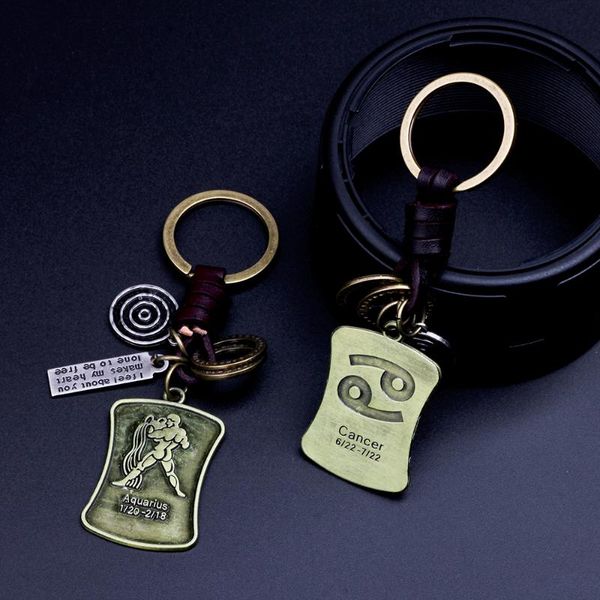 keychains 12 constellations keychain zodiac cowhide key ring retro lovers chain llaveros virgo aries sleutelhanger porte clef 2021, Silver
keychains 12 constellations keychain zodiac cowhide key ring retro lovers chain llaveros virgo aries sleutelhanger porte clef 2021, Silver