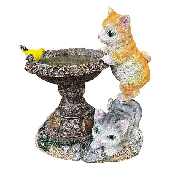 garden decorations statues bird bath figurine solar powered resin cats fish sculpture, figurines outdoor for patio, lawn
garden decorations statues bird bath figurine solar powered resin cats fish sculpture, figurines outdoor for patio, lawn