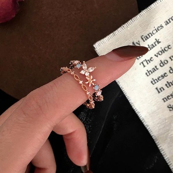 cluster rings the double-layer opening can adjust exquisite zircon ring korean version of personality trendy fashion women, Golden;silver
cluster rings the double-layer opening can adjust exquisite zircon ring korean version of personality trendy fashion women, Golden;silver