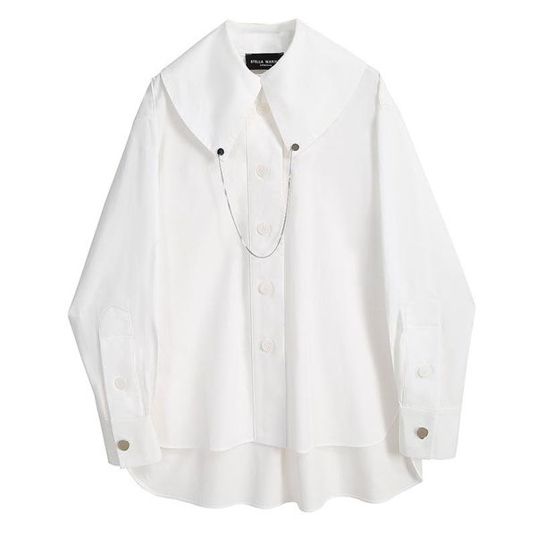 women's blouses & shirts autumn winter women doll collar ladies loose white shirt female button blouse for plus size
women's blouses & shirts autumn winter women doll collar ladies loose white shirt female button blouse for plus size