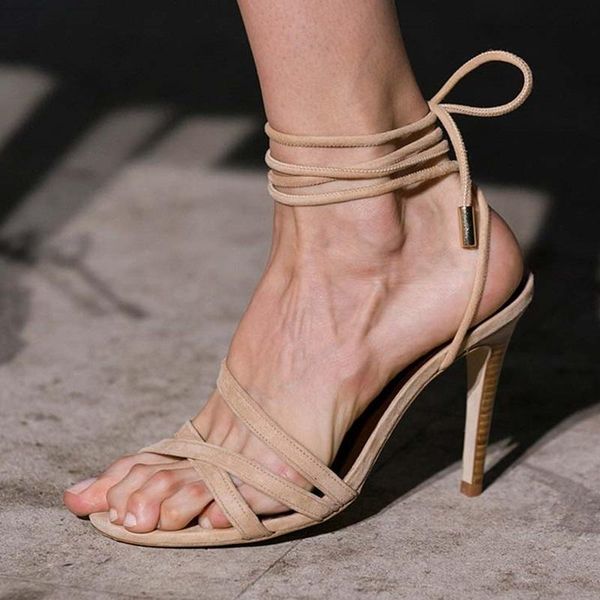 beige black strappy sandals ankle wrap thin heels lace-up summer dress shoes cut-out gladiator
beige black strappy sandals ankle wrap thin heels lace-up summer dress shoes cut-out gladiator