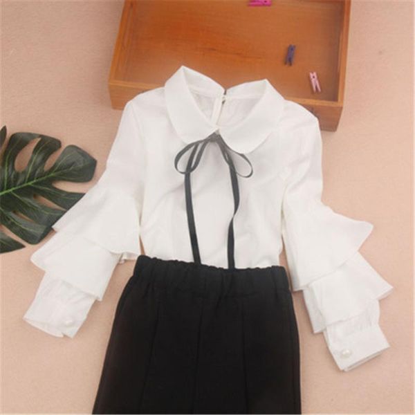spring autumn baby toddler teenage school girls white blouse kids shirt long sleeve shirts children clothes, White;black
spring autumn baby toddler teenage school girls white blouse kids shirt long sleeve shirts children clothes, White;black
