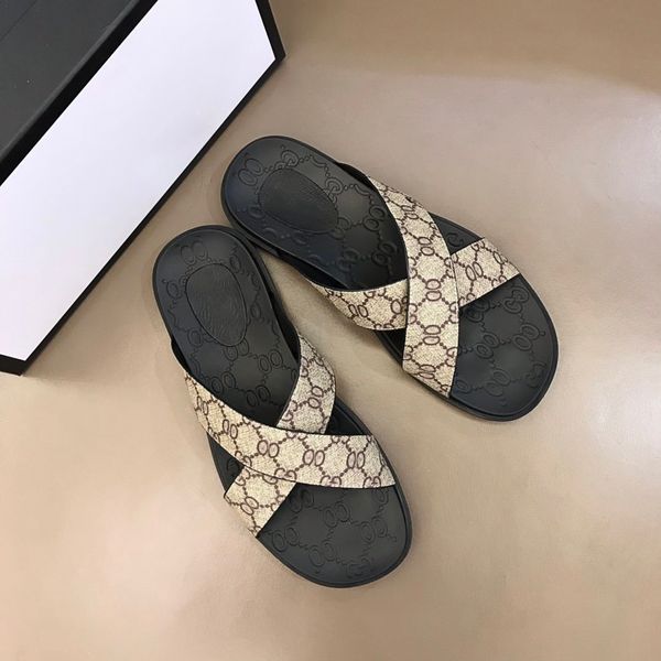 2021 men beach slippers summer fashion men flip flops 100% leather slippers metal men shoes flat slippers size 38-45, Black
2021 men beach slippers summer fashion men flip flops 100% leather slippers metal men shoes flat slippers size 38-45, Black
