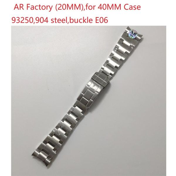 watch bands ar factory 20mm 904l stainless steel bracelet for rlx 92350 parts, accessories straps buckle e06, Black;brown
watch bands ar factory 20mm 904l stainless steel bracelet for rlx 92350 parts, accessories straps buckle e06, Black;brown