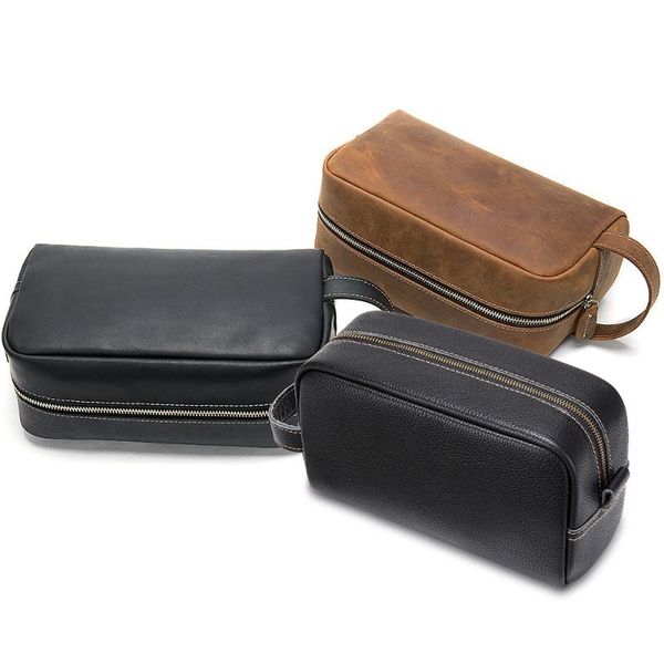 cosmetic bags & cases men's case real leather business casual travel waterproof wash toiletry bag male
cosmetic bags & cases men's case real leather business casual travel waterproof wash toiletry bag male