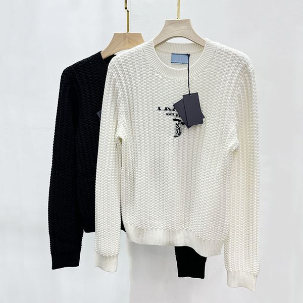 1226 2022 runway spring summer brand same style sweater long sleeve crew neck black white fashion womens clothes womens xue, White;black
1226 2022 runway spring summer brand same style sweater long sleeve crew neck black white fashion womens clothes womens xue, White;black