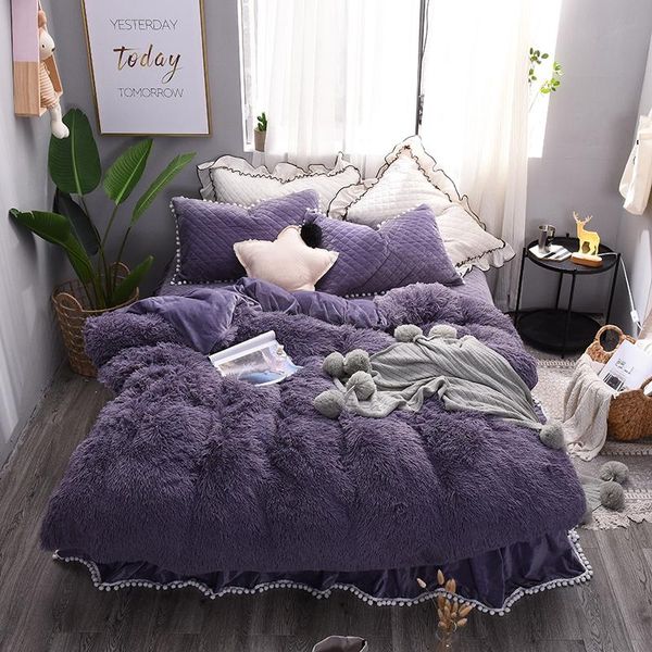 bedding sets purple white princess twin king size luxury bed set skirt duvet cover bedspread linen pillowcase
bedding sets purple white princess twin king size luxury bed set skirt duvet cover bedspread linen pillowcase