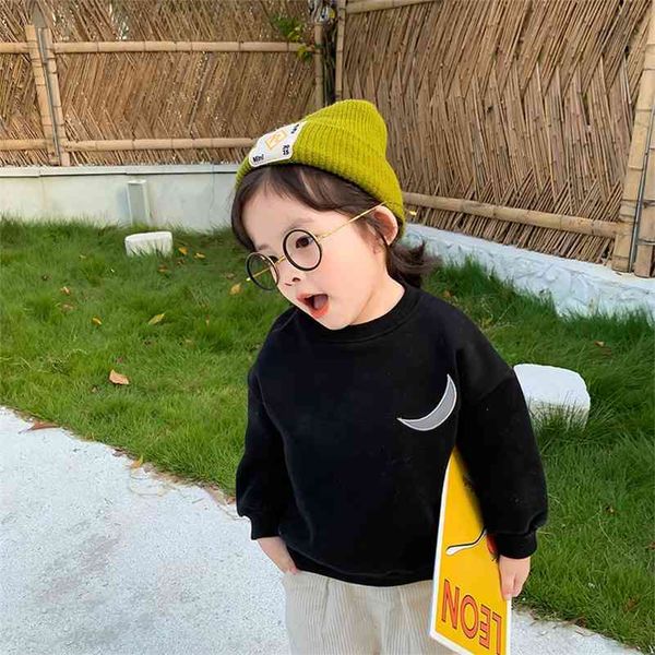 boys girls moon embroidery casual fleece sweatshirts children cotton long sleeve pullovers clothing 210708, Black
boys girls moon embroidery casual fleece sweatshirts children cotton long sleeve pullovers clothing 210708, Black