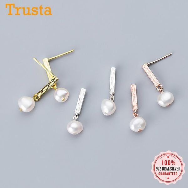 trustdavis real 925 sterling silver fashion minimalist stick pearl stud earring for women wedding party fine s925 present da161, Golden;silver
trustdavis real 925 sterling silver fashion minimalist stick pearl stud earring for women wedding party fine s925 present da161, Golden;silver